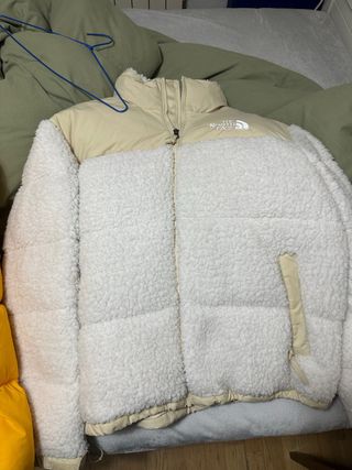 The North Face Abrigo Beige/Blanco Talla L