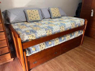 Cama nido 90x1,90cm.