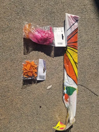 Pack cometa, mariposas y plumas