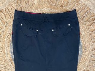 Falda Carolina Herrera Negra Talla M