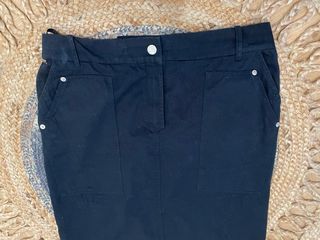 Falda Carolina Herrera Negra Talla M