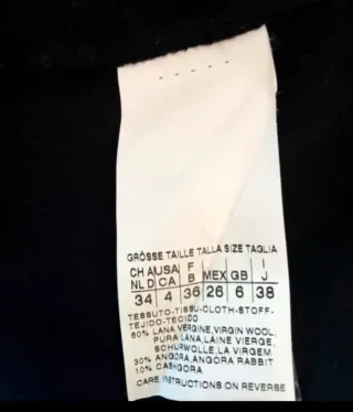 Cappotto Max Mara donna nero