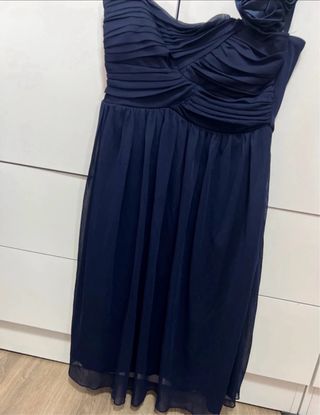 Vestido fiesta azul talla 42 corte inglés