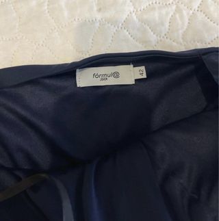 Vestido fiesta azul talla 42 corte inglés