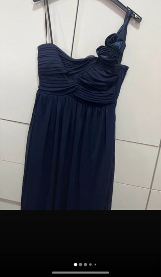 Vestido fiesta azul talla 42 corte inglés