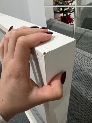 Espejo NISSEDAL Blanco 65x65 cm (Ikea)