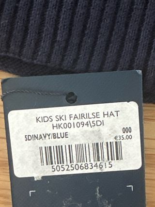 Gorro Hackett Infantil Azul Nuevo