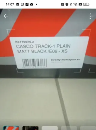 Casco Suomy Track-1 XS