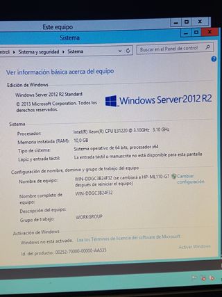 Server HP ProLiant ML110 G7