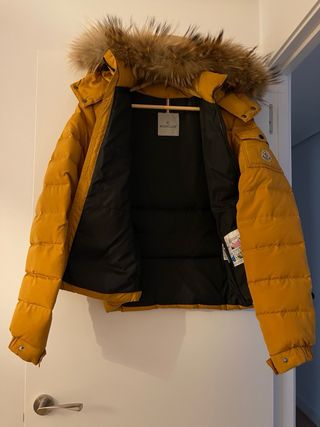 Chaqueta Moncler Mujer mostaza