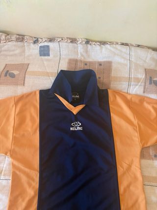 Camiseta Kelme Talla S Azul Naranja