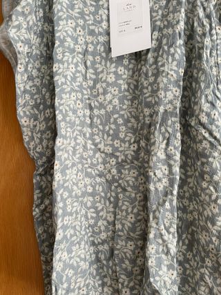 Blusa LAND floral azul talla S