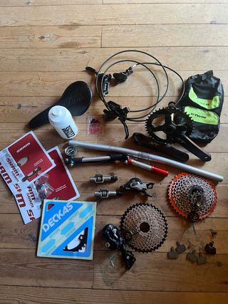 Canyon 29 Carbono,soporte y todo lo de la foto!