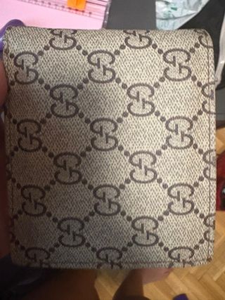 Cartera Gucci Marrón y Beige