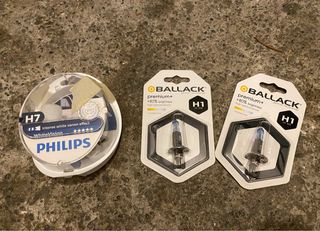Lampadine H7 e H1 Philips e Ballack