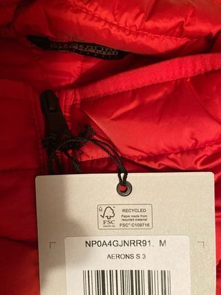 Abrigo Napapijri Rojo Talla M