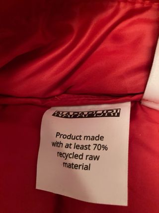 Abrigo Napapijri Rojo Talla M