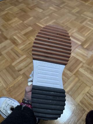 Zapatillas Converse plataforma blancas