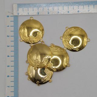 Lotes de Fornitura de Latón Martillado chapado