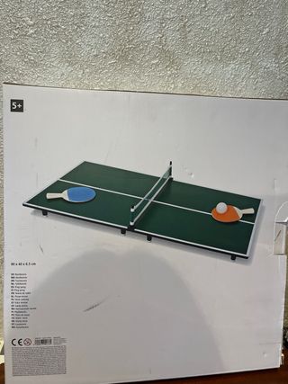 Mesa de ping pong, tenis y pádel.