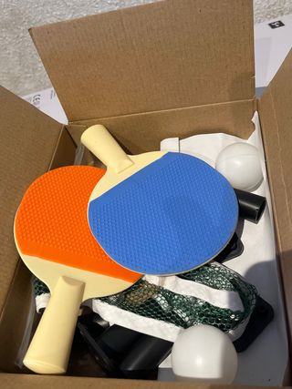 Mesa de ping pong, tenis y pádel.