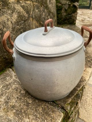 Conjunto menaje cocina aluminio vintage