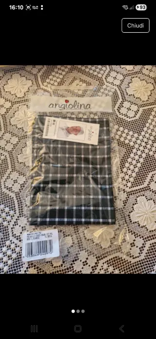 Cuffia cuoco Angiolina a quadri