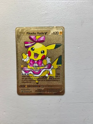 Carta Pokémon Pikachu Vuelo Dorado