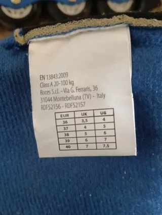 Patines en línea para niños talla 36