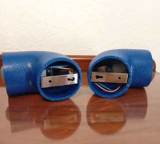 Applique da parete vintage blu