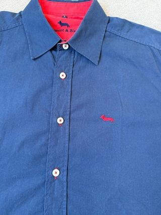 Camisa Harmont & Blaine Azul Marino Hombre