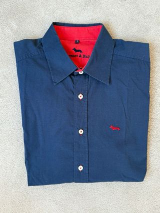 Camisa Harmont & Blaine Azul Marino Hombre