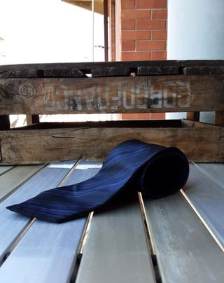 Cravatta Conpibel Studio righe blu