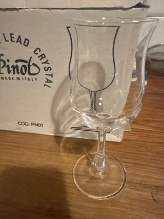 5 Calici Vino Cristallo