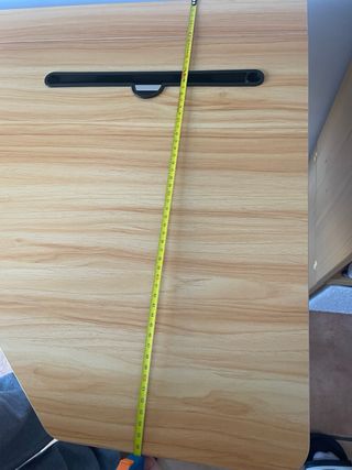 Escritorio madera y metal