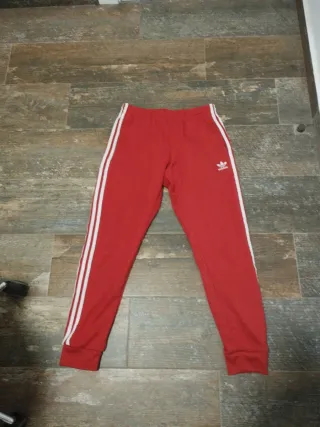 Pantalón Adidas Rojo Talla M