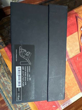 Sandalias fiesta UTERQUE negras