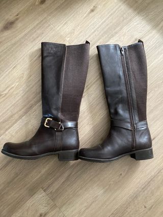 Botas Zendra piel marrones talla 35