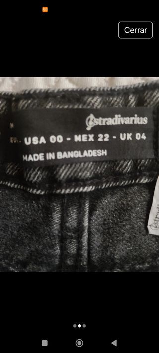 Pantalón vaquero negro