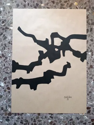 Pareja carteles de Eduardo Chillida