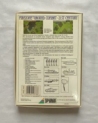 FIRE ZONE  COMMODORE