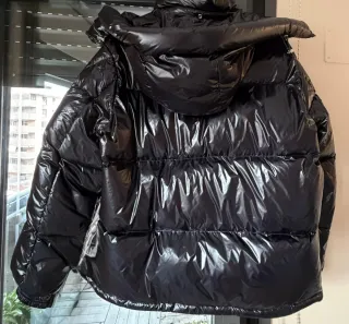 Plumas Moncler Talla 4 Negro
