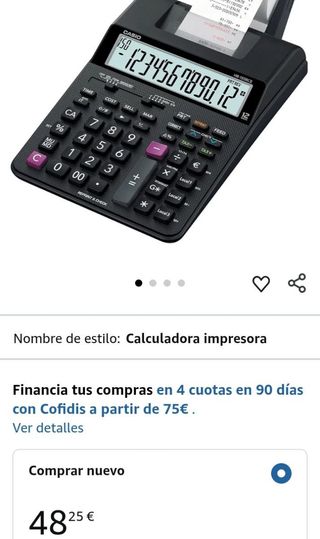 Calculadora impresora Casio HR-150RCE