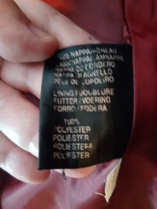 Parka de Piel Negra para Mujer