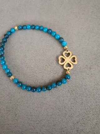 Pulsera trébol de cuatro hojas