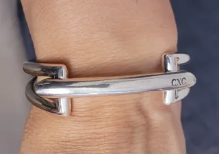 Pulsera CXC Plata