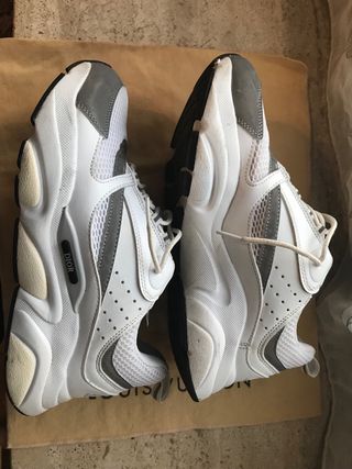 Scarpe uomo Dior bianche e grigie