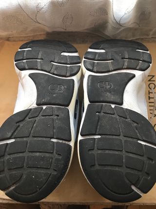 Scarpe uomo Dior bianche e grigie