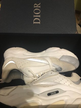 Scarpe uomo Dior bianche e grigie