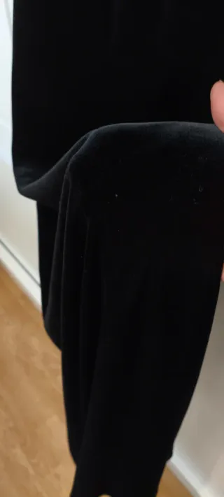 Vestido largo negro sin mangas